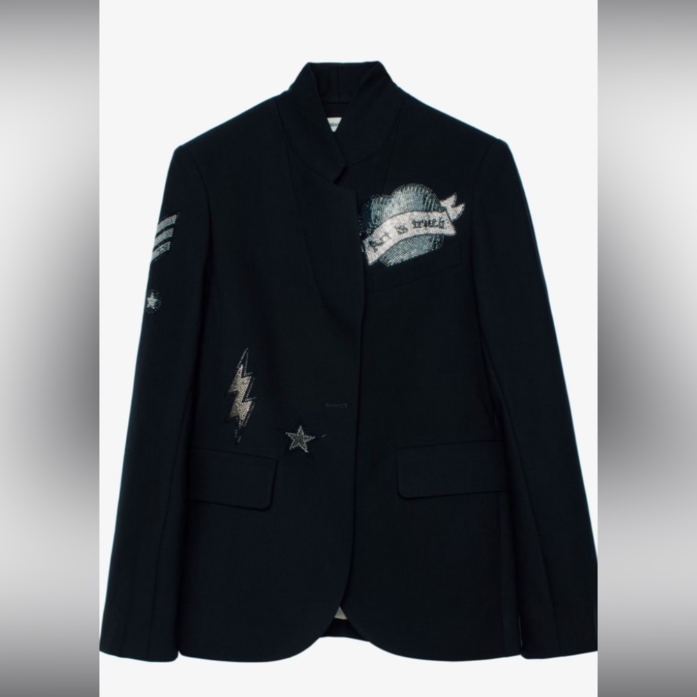 Zadig& Voltaire Viva Arrow star blazer